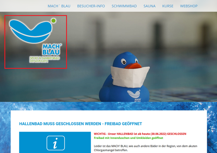 Logo Mach Blau Denzlingen Logo Mach Blau Denzlingen